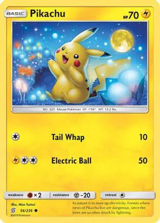 Pikachu 056/236 - SM  Unified Minds