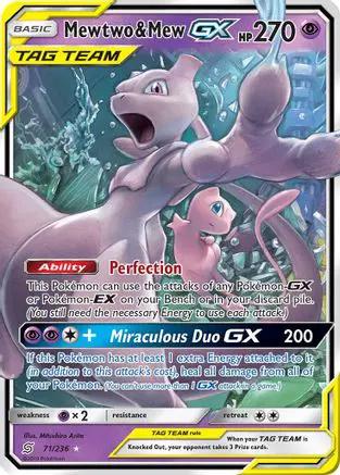Mewtwo & Mew GX 071/236 - SM  Unified Minds Holofoil