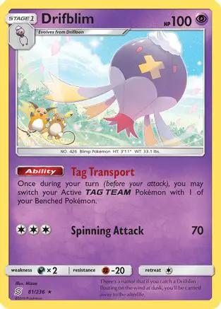 Drifblim 081/236 - SM  Unified Minds