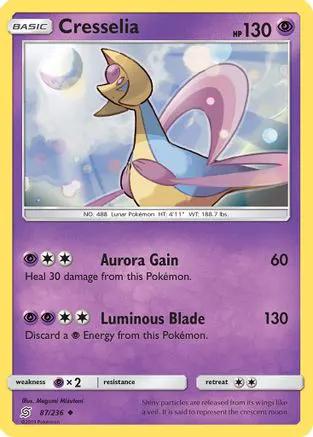 Cresselia 087/236 - SM  Unified Minds Reverse Holofoil