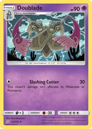 Doublade 094/236 - SM  Unified Minds Reverse Holofoil