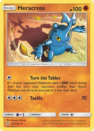 Heracross 107/236 - SM  Unified Minds Reverse Holofoil