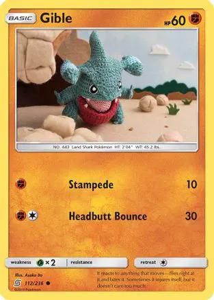 Gible 112/236 - SM  Unified Minds Reverse Holofoil