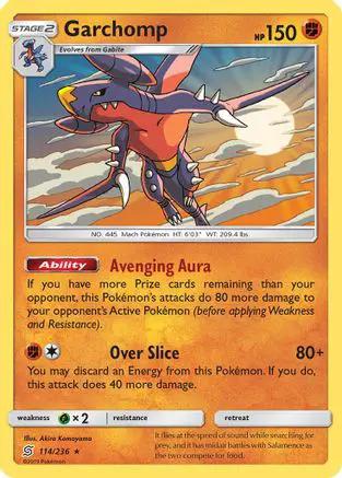 Garchomp 114/236 - SM  Unified Minds Reverse Holofoil
