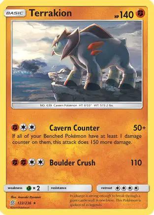 Terrakion 122/236 - SM  Unified Minds Holofoil