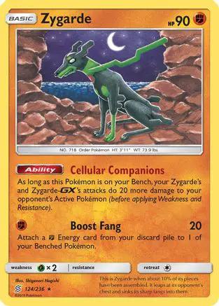 Zygarde 124/236 - SM  Unified Minds