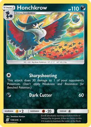 Honchkrow 130/236 - SM  Unified Minds