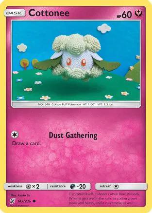 Cottonee 143/236 - SM  Unified Minds Reverse Holofoil