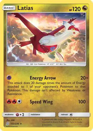 Latias 153/236 - SM  Unified Minds Reverse Holofoil