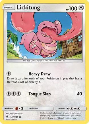 Lickitung 161/236 - SM  Unified Minds Reverse Holofoil