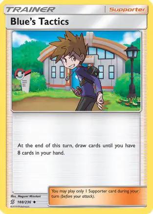 Blue's Tactics 188/236 - SM  Unified Minds Reverse Holofoil