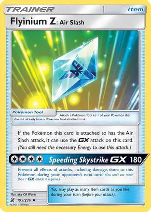 Flyinium Z: Air Slash 195/236 - SM  Unified Minds