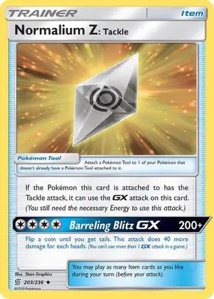 Normalium Z: Tackle 203/236 - SM  Unified Minds