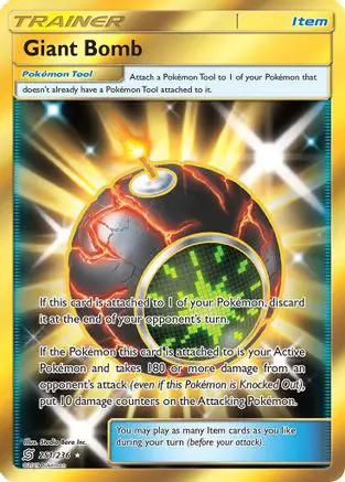 Giant Bomb (Secret) 251/236 - SM  Unified Minds Holofoil