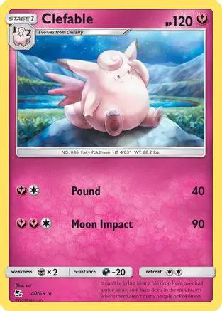 Clefable 040/68 - Hidden Fates