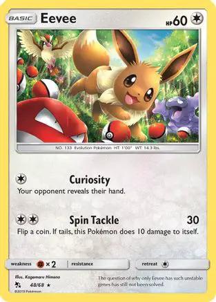 Eevee 048/68 - Hidden Fates Reverse Holofoil