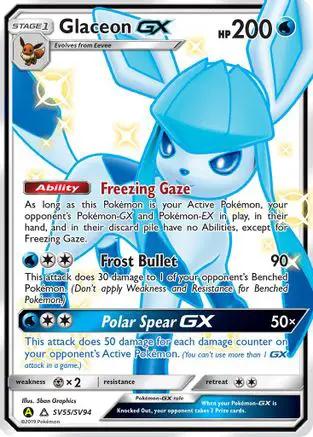 Glaceon GX SV55/SV94 - Hidden Fates Shiny Vault Holofoil