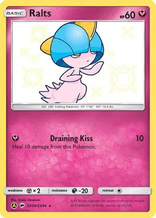 Ralts SV34/SV94 - Hidden Fates Shiny Vault Holofoil