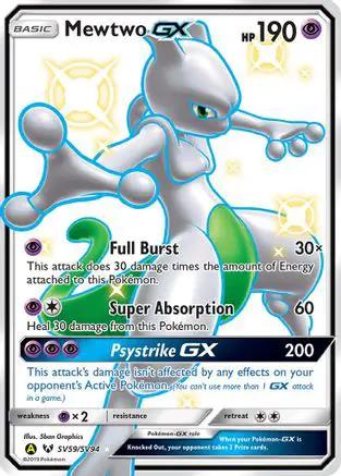 Mewtwo GX SV59/SV94 - Hidden Fates Shiny Vault Holofoil