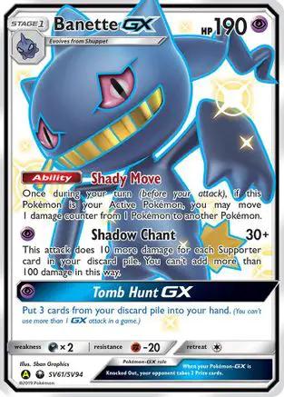 Banette GX SV61/SV94 - Hidden Fates Shiny Vault Holofoil