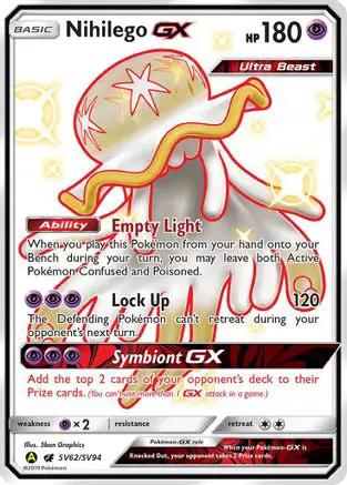 Nihilego GX SV62/SV94 - Hidden Fates Shiny Vault Holofoil