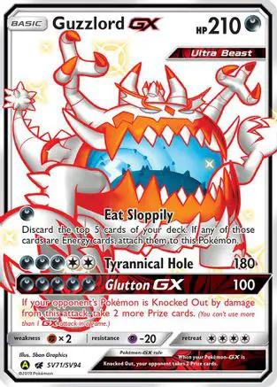 Guzzlord GX SV71/SV94 - Hidden Fates Shiny Vault Holofoil