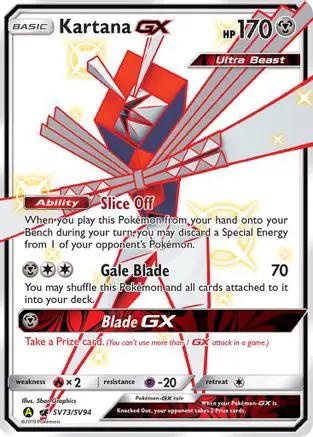 Kartana GX SV73/SV94 - Hidden Fates Shiny Vault Holofoil