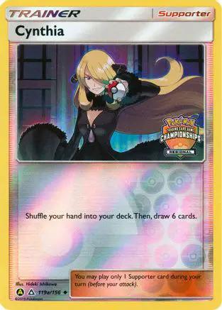 Cynthia (Regional Championships) 119a/156 - League & Championship Cards Reverse Holofoil