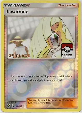 Lusamine (League Challenge) [3rd Place] 153a/156 - League & Championship Cards Reverse Holofoil