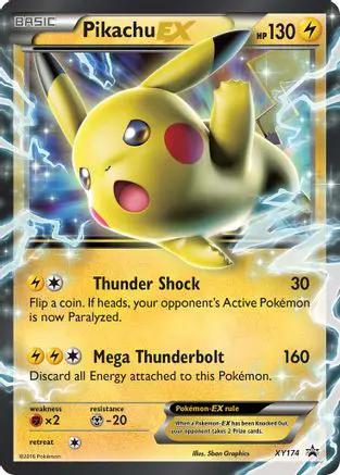 Pikachu EX XY174 - Jumbo Cards Holofoil
