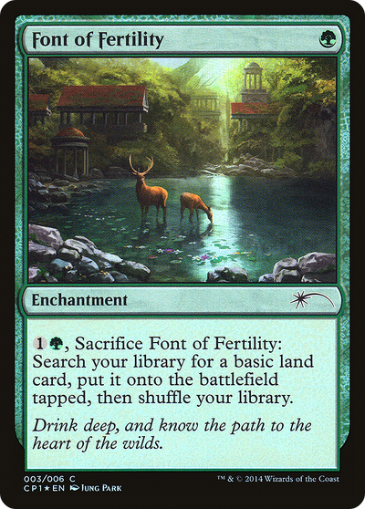 Font of Fertility (UMP-003) - Magic 2015 Clash Pack Foil