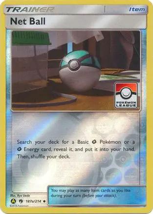 Net Ball (Pokemon League) 187a/214 - League & Championship Cards Reverse Holofoil