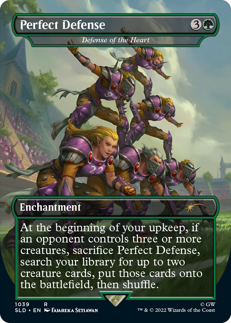 Defense of the Heart (SLD-1039) - Secret Lair Drop / Perfect Defense (Borderless) Foil