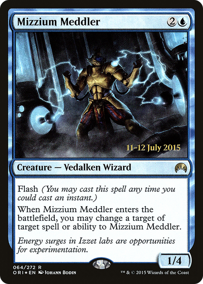 Mizzium Meddler (PRE-64S) - Magic Origins Promos Foil