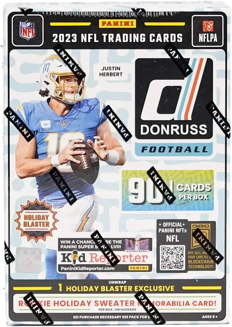 2023 Panini NFL Donruss Holiday Blaster Box Trading Cards