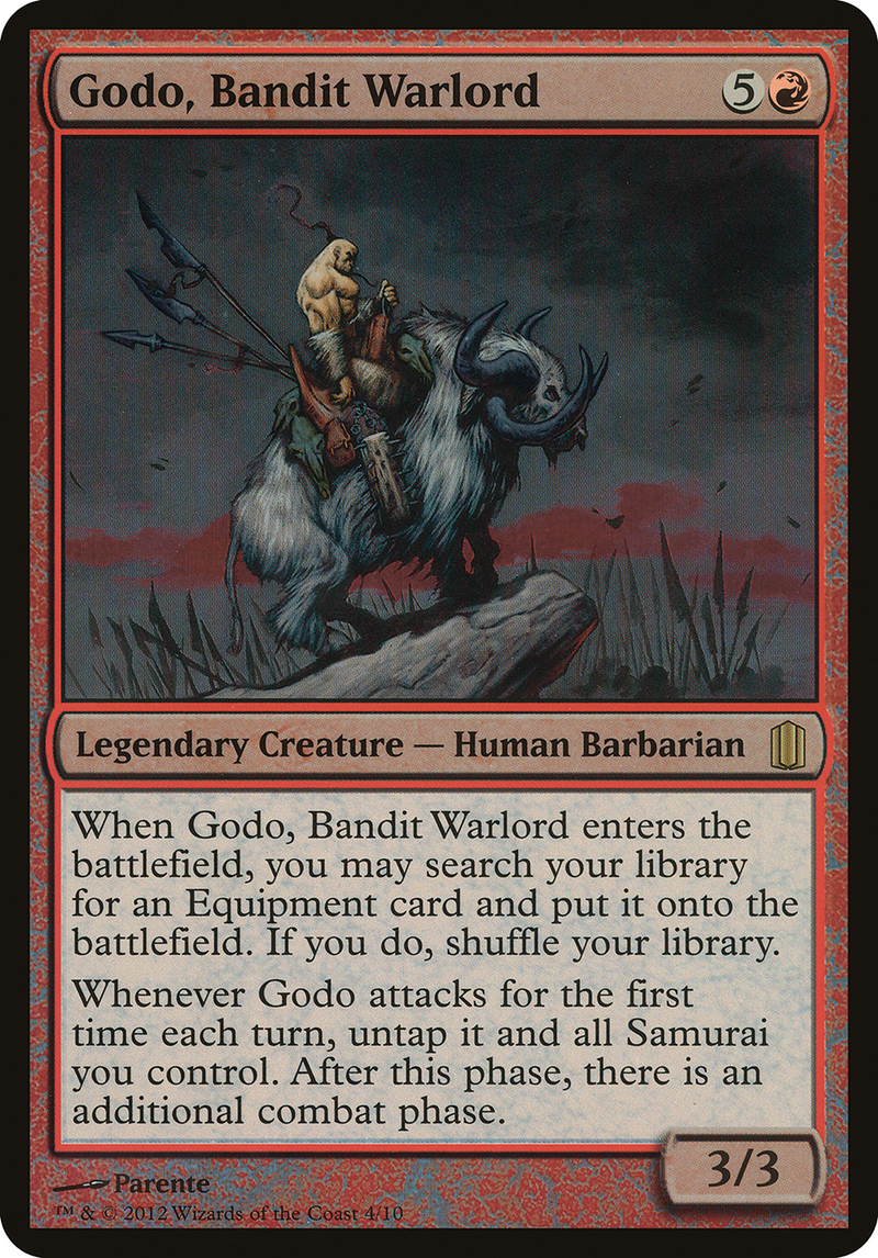 Godo, Bandit Warlord (OVER-004) - Commander's Arsenal Oversized Foil