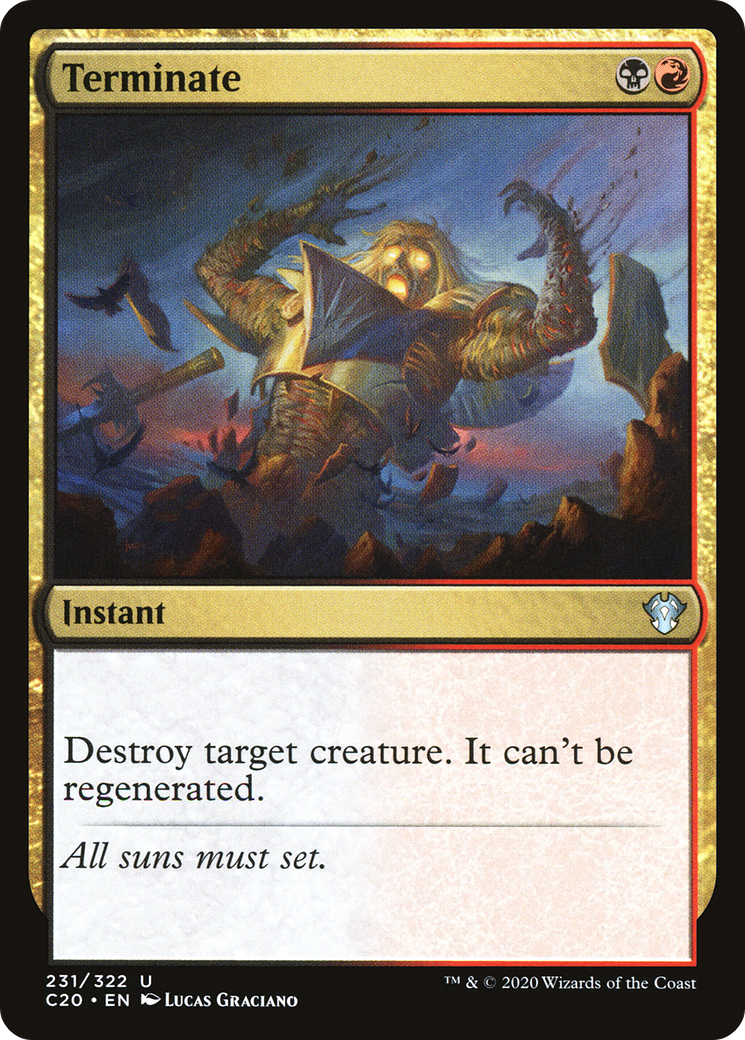 Terminate (C20-231) - Commander 2020