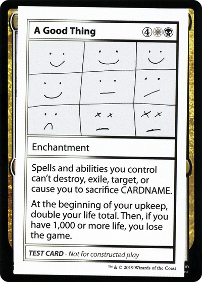 A Good Thing (CMB1-) - Mystery Booster Playtest Cards 2021