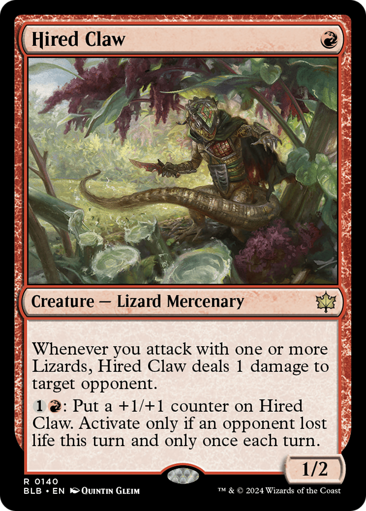 Hired Claw (BLB-140) - Bloomburrow