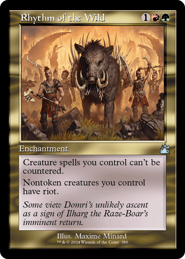 Rhythm of the Wild (RVR-380) - Ravnica Remastered Foil