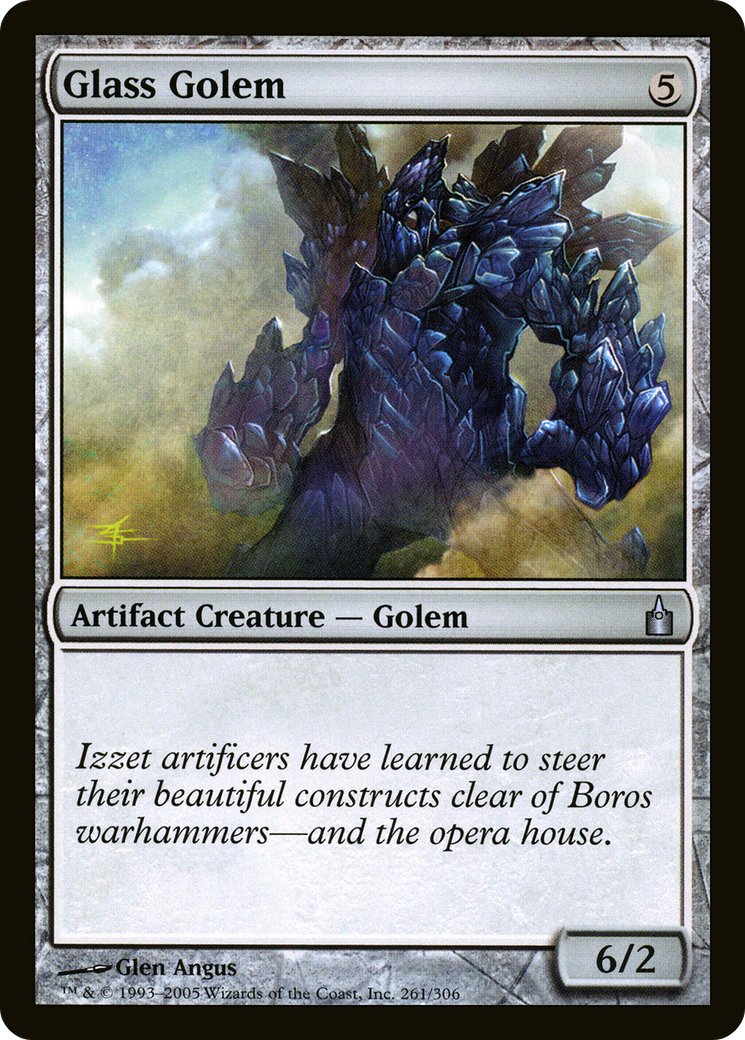 Glass Golem (RAV-261) - Ravnica: City of Guilds