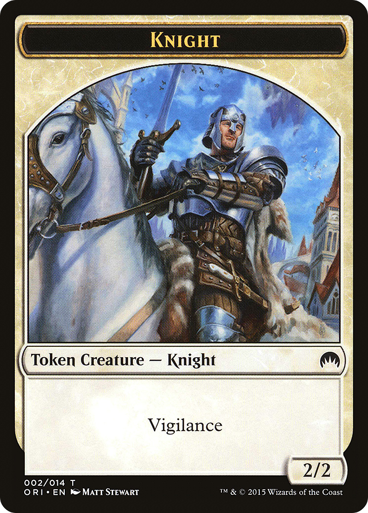Knight (ORI-002) - Magic Origins Tokens