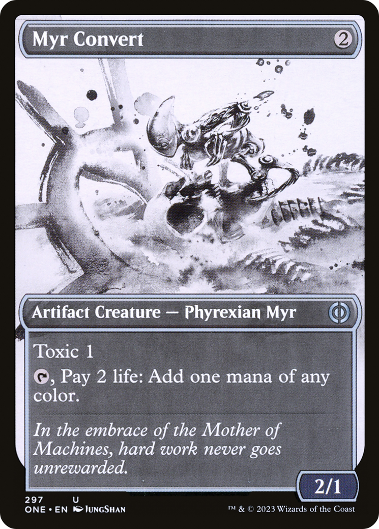 Myr Convert (ONE-297) - Phyrexia: All Will Be One: (Showcase) Foil