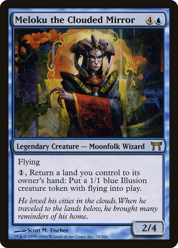 Meloku the Clouded Mirror (CHK-074) - Champions of Kamigawa