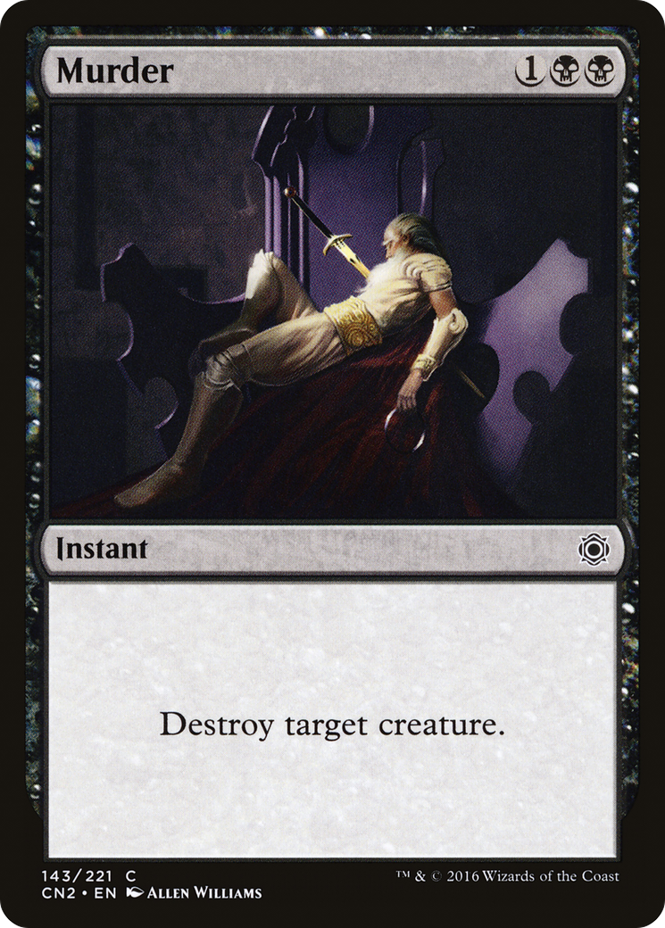 Murder (CN2-143) - Conspiracy: Take the Crown Foil