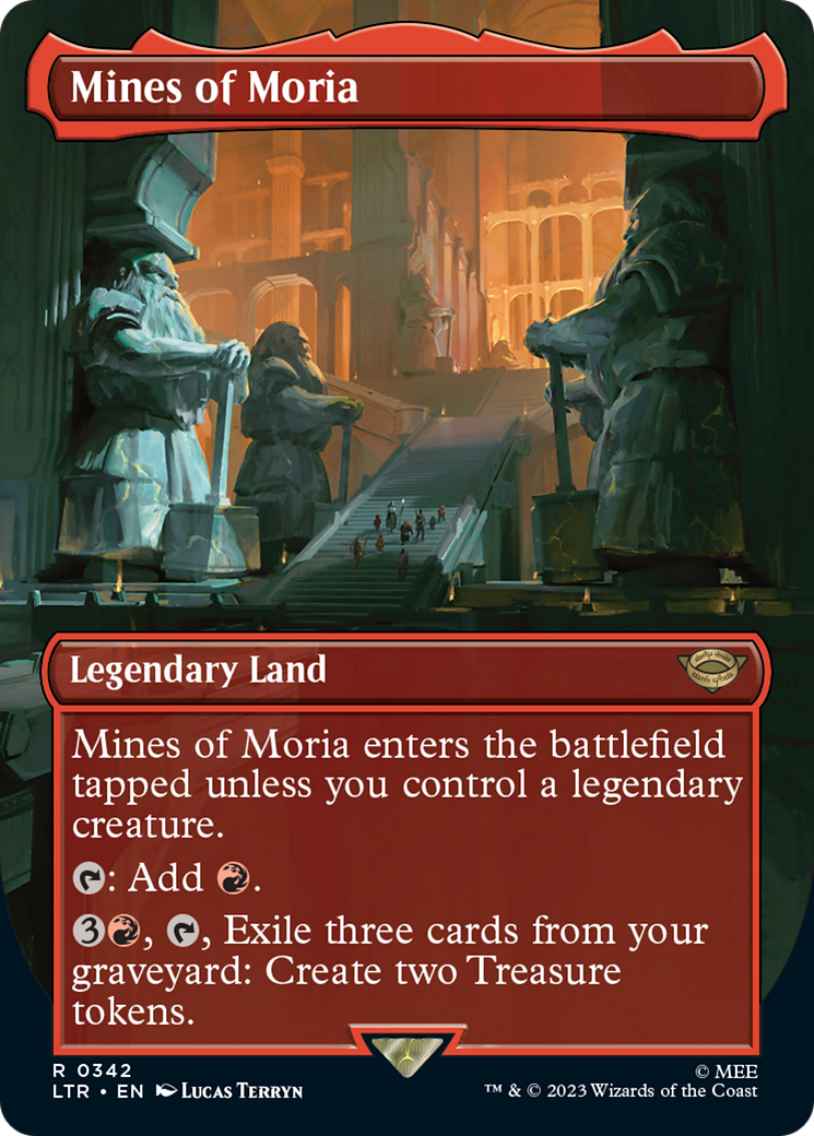 Mines of Moria (LTR-342) - The Lord of the Rings: Tales of Middle-earth (Borderless) Foil