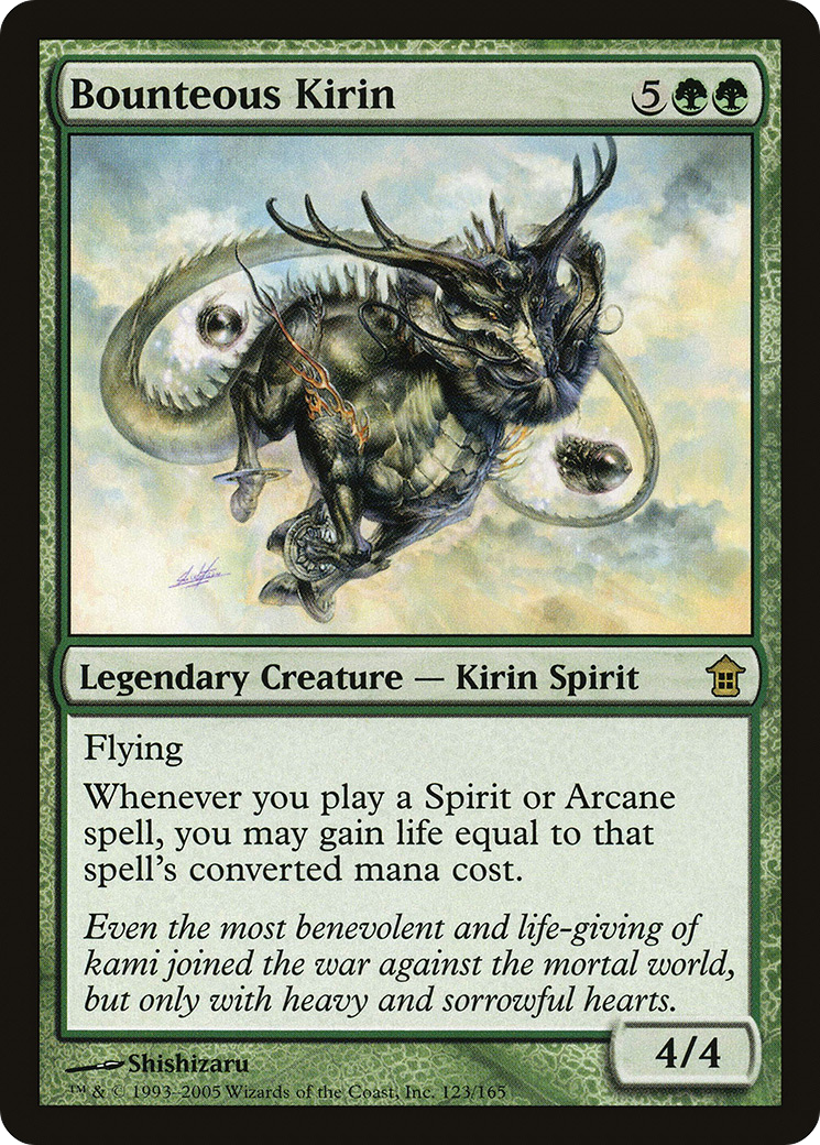 Bounteous Kirin (SOK-123) - Saviors of Kamigawa
