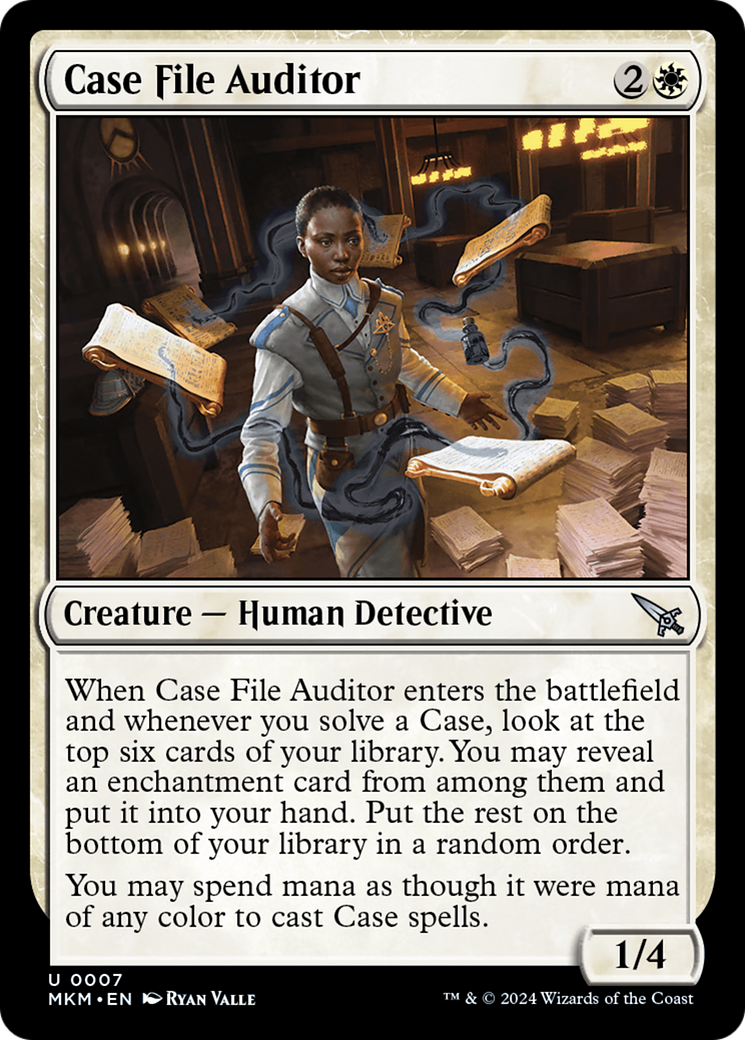 Case File Auditor (MKM-007) - Murders at Karlov Manor Foil