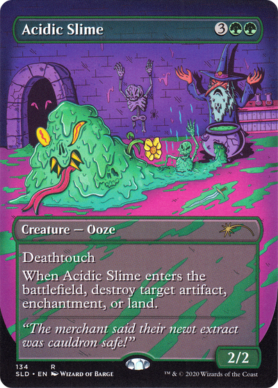 Acidic Slime (SLD-134) - Secret Lair Drop (Borderless)