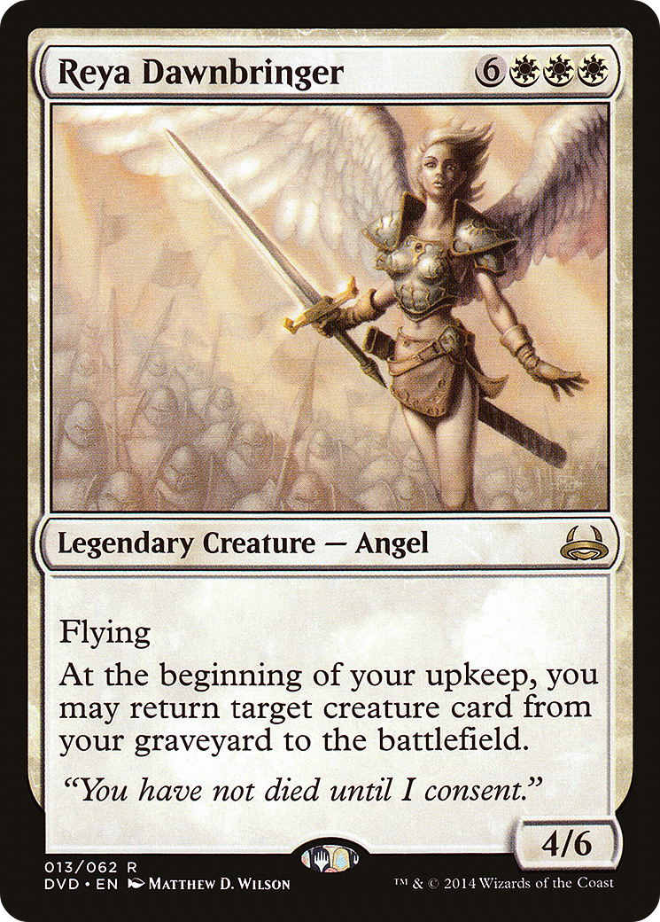 Reya Dawnbringer (DD3-013) - Duel Decks Anthology: Divine vs. Demonic